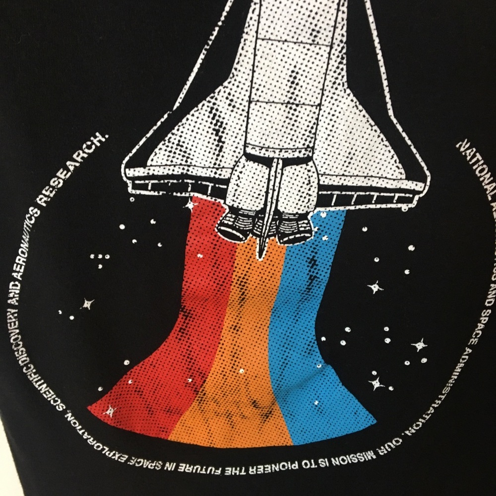 NASA Black Short Sleeve Women's Tee - Picture 6 of 7